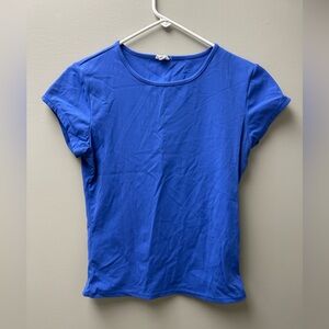 Garage Women’s Sleek Crewneck T Shirt Blue